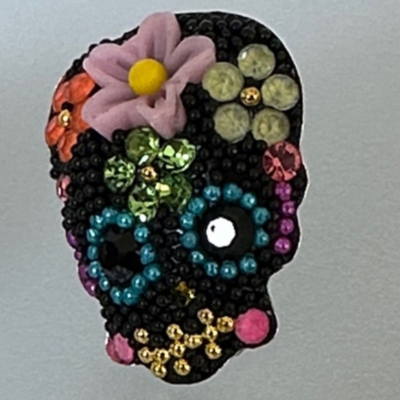 Colorful Skull Earrings - Picture 2 of 9